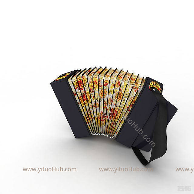 现代手风琴模型