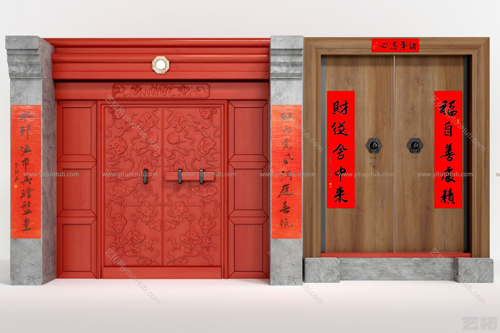 现代大门