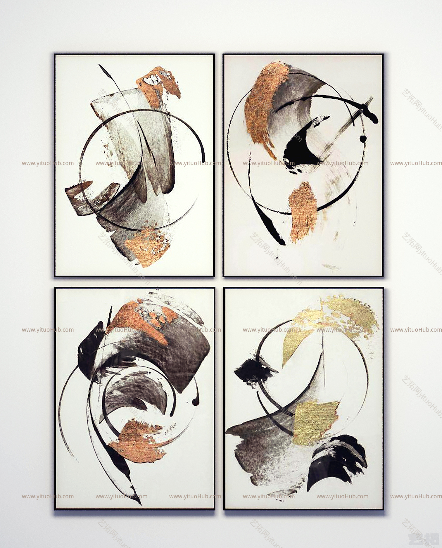 现代抽象装饰画
