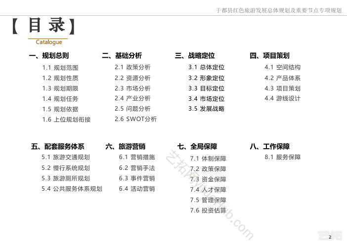 于都·红色旅游发展规划暨重要节点专项规划