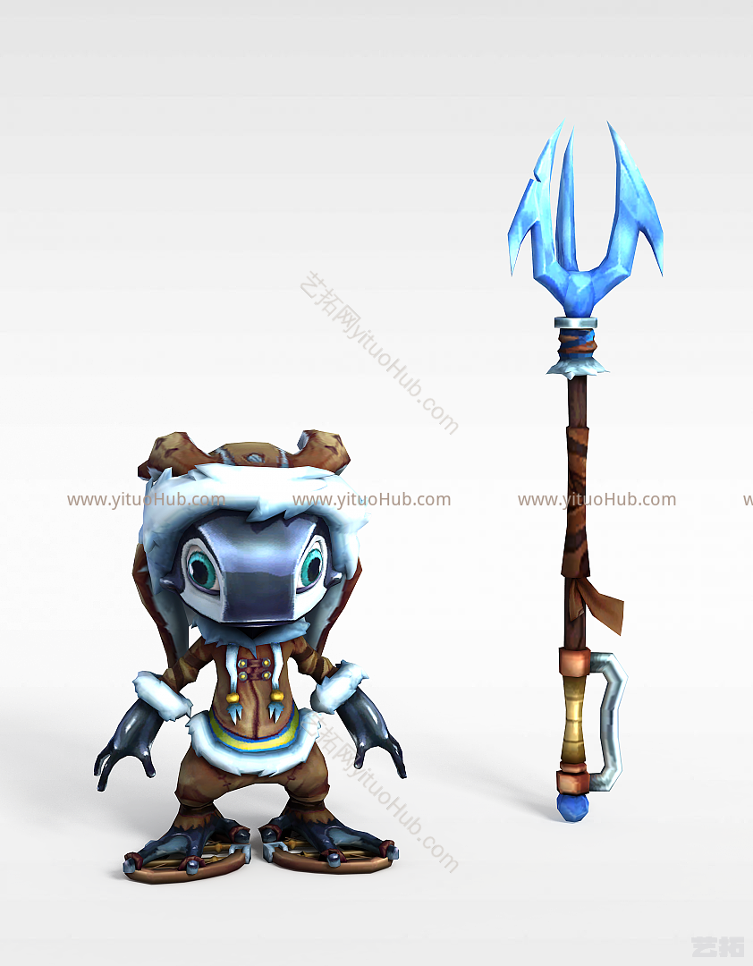 现代LOL菲兹潮汐海灵模型