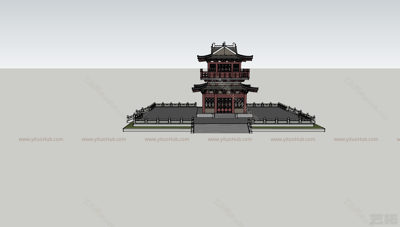古建阁楼灯塔 塔 钟楼 家居物品 防波堤