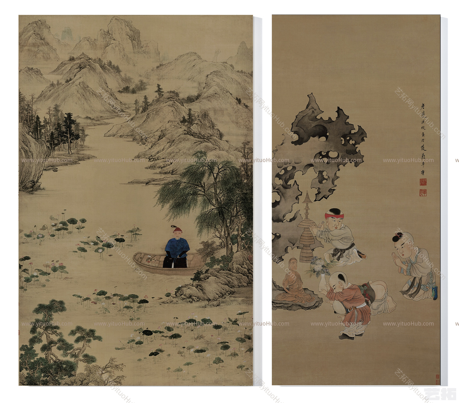 中式传世名画
