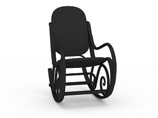 现代摇椅模型