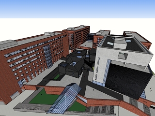 某大学新校区图书馆教学楼建筑