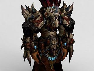 现代魔兽世界兽形人模型