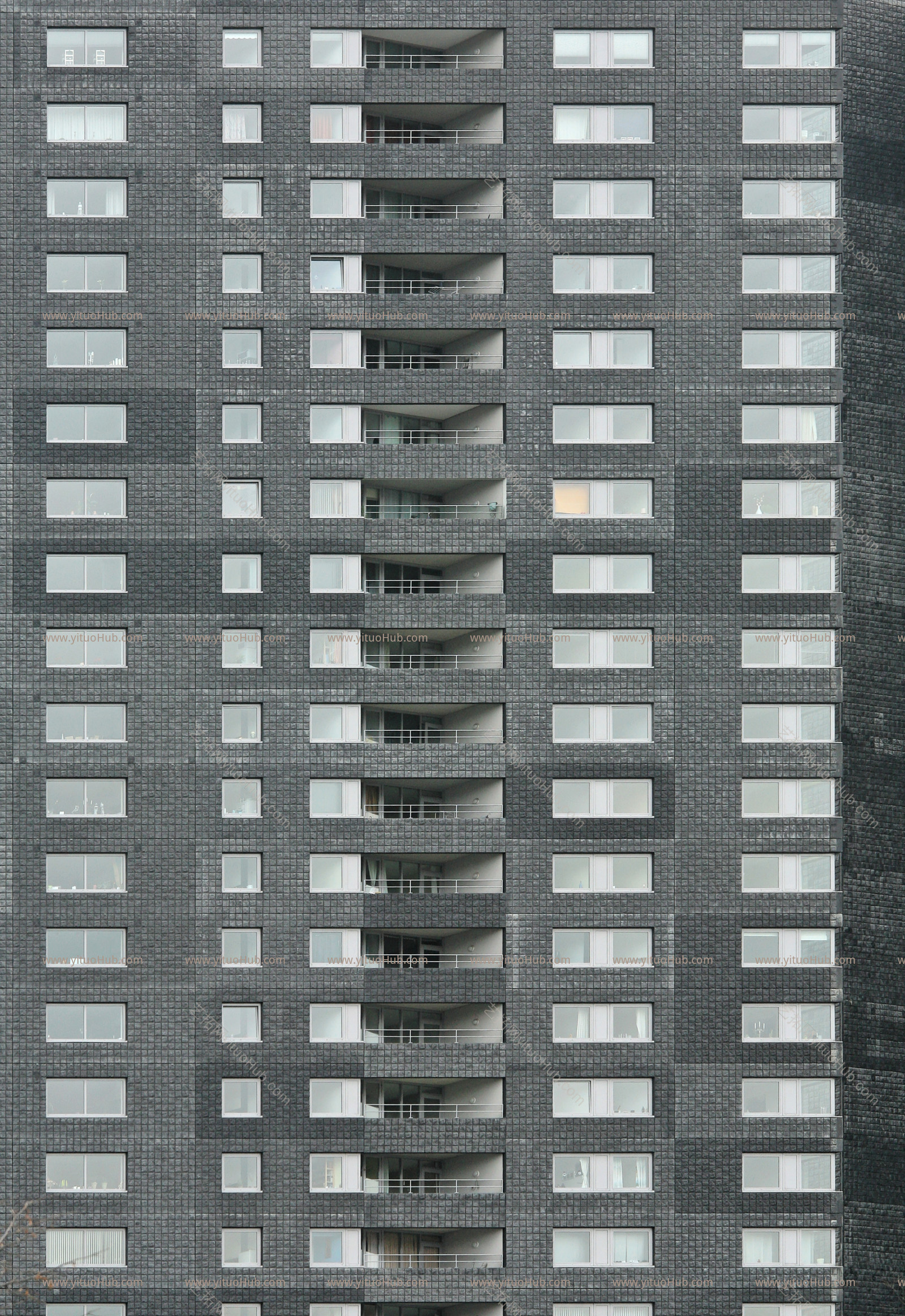 高层建筑外立面贴图