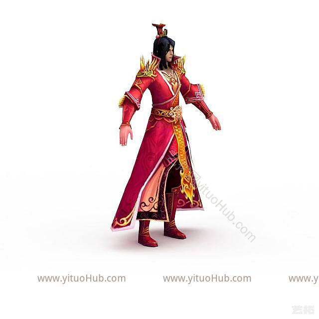 现代网游人物模型