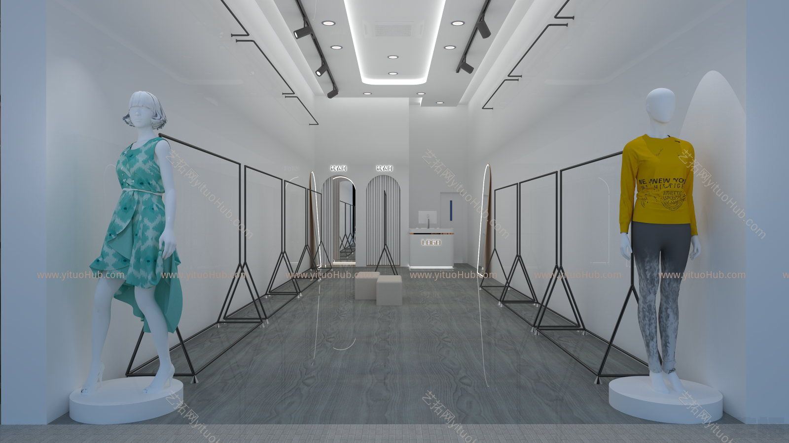 现代科技展厅 展柜 电子显示屏