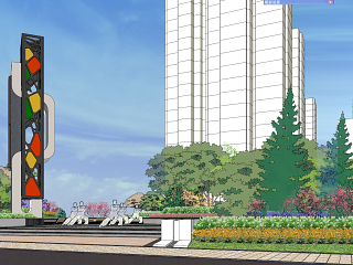 城市街景广场设计