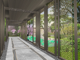 新中式示范区景观
