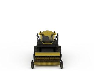 现代大型收割机模型