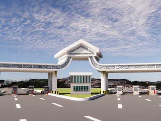 现代高速路收费站 收费岗