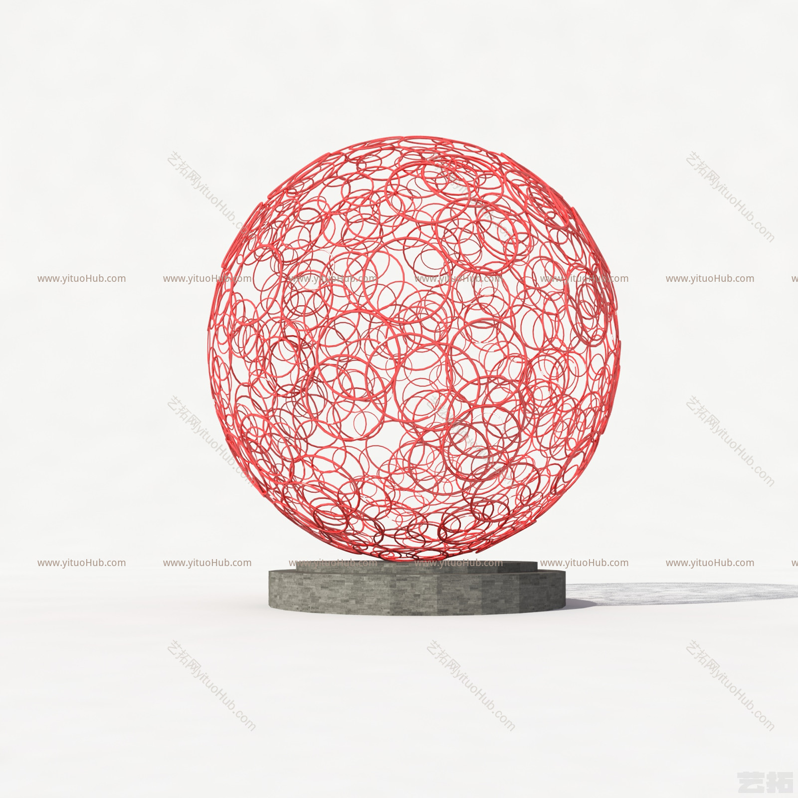 现代城市雕塑小品