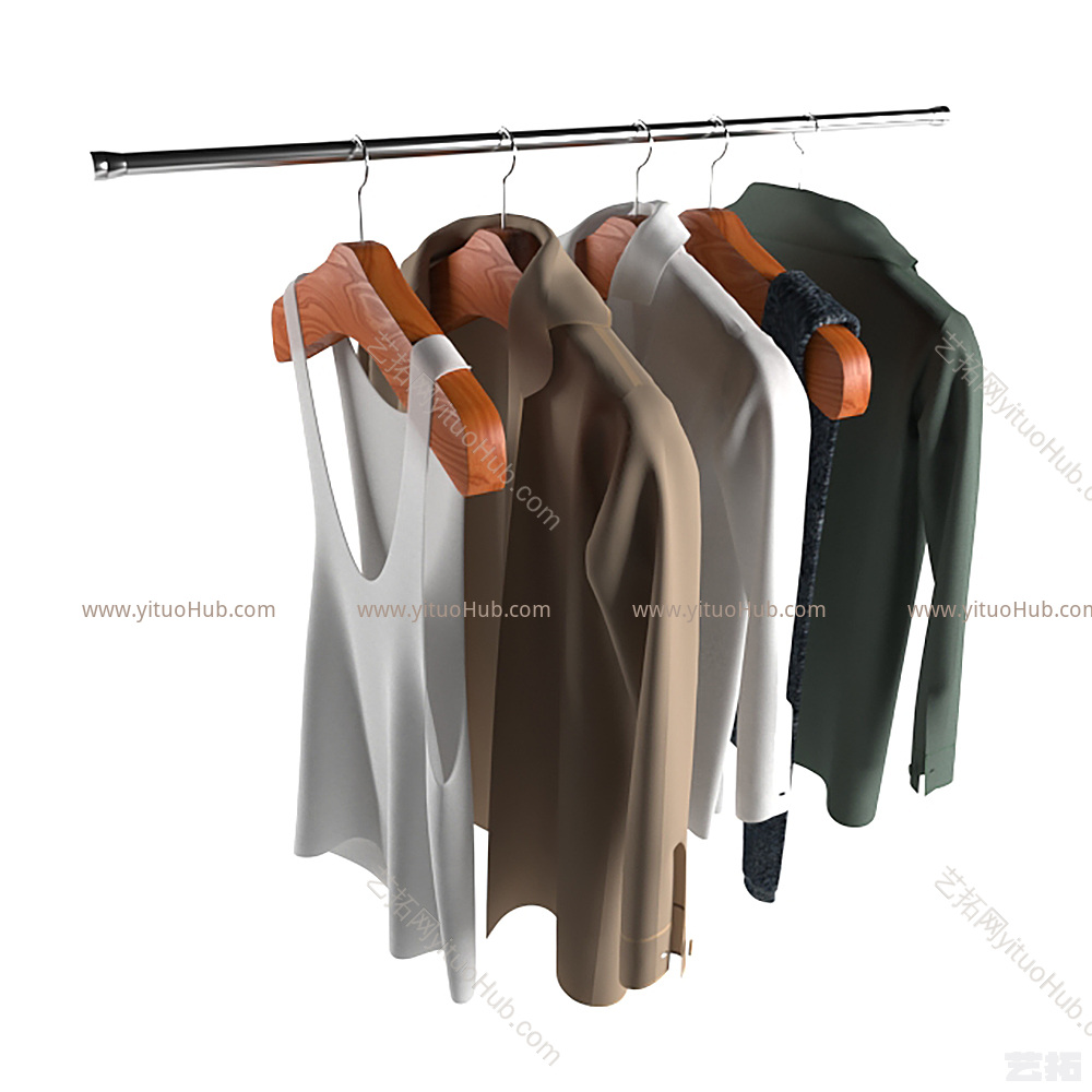 现代衣服服装组合