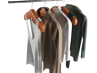 现代衣服服装组合