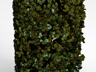 绿植墙模型