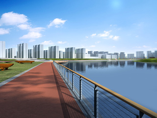现代滨水景观