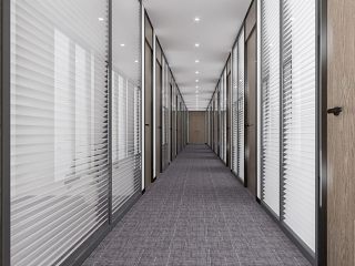 现代办公室 走道