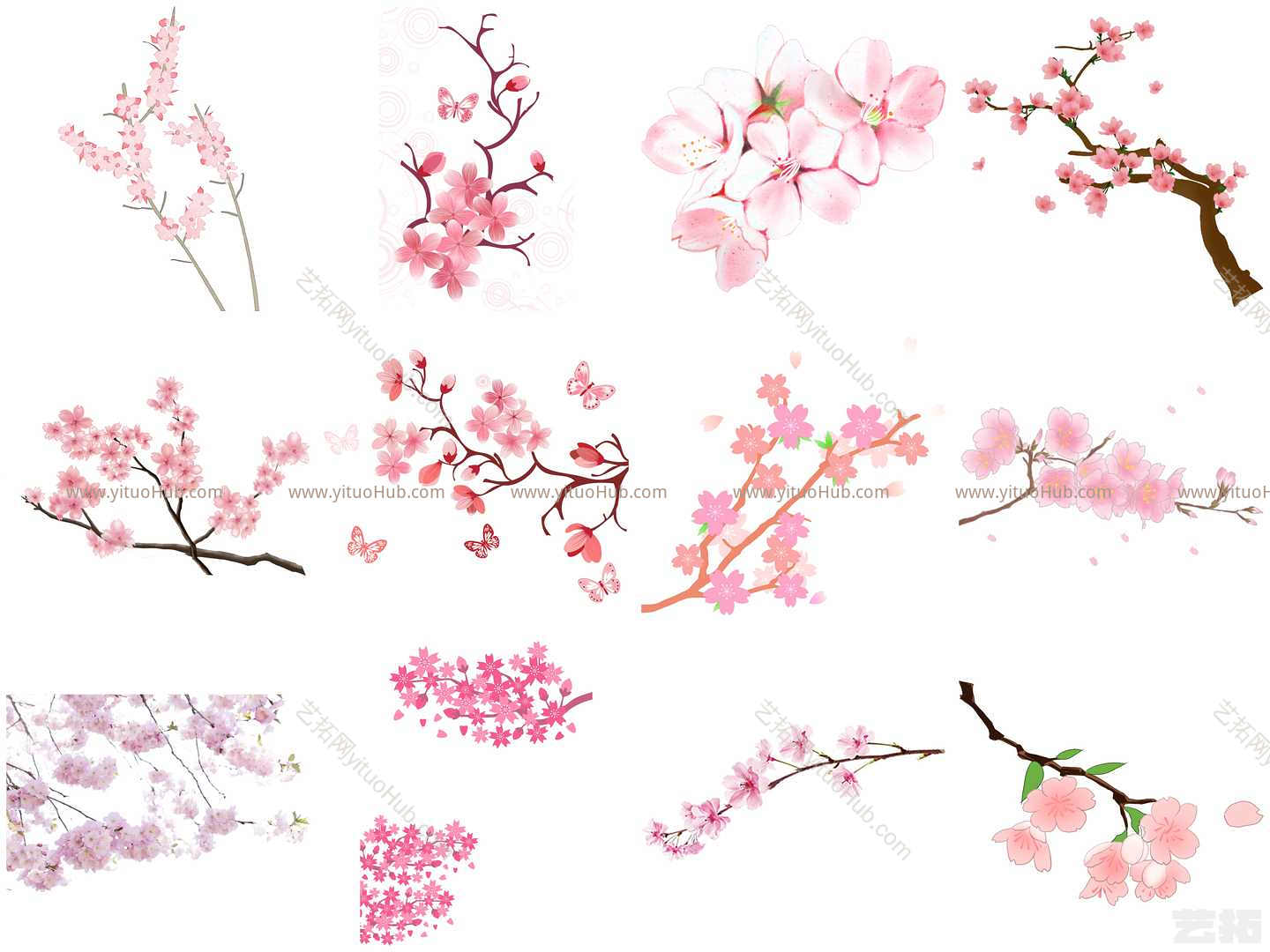 樱花免抠素材