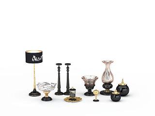 现代个性瓷器摆设品模型