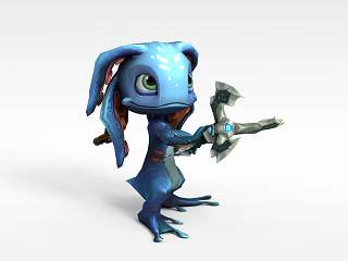现代LOL菲兹潮汐海灵模型