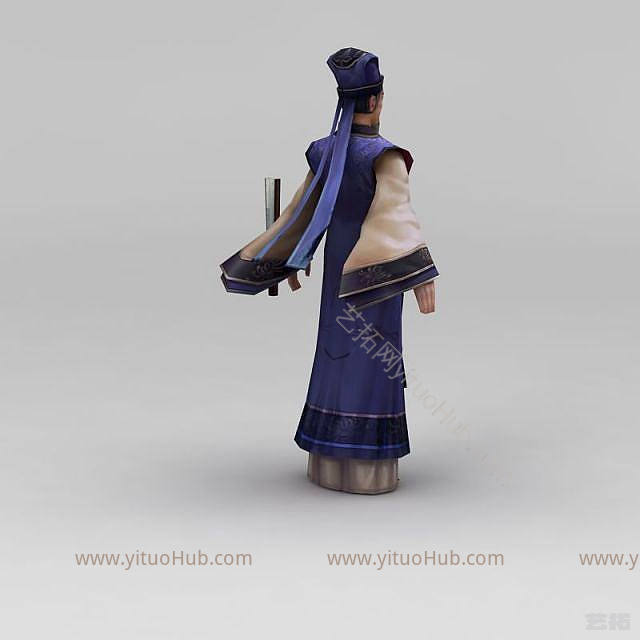 现代三国人物模型