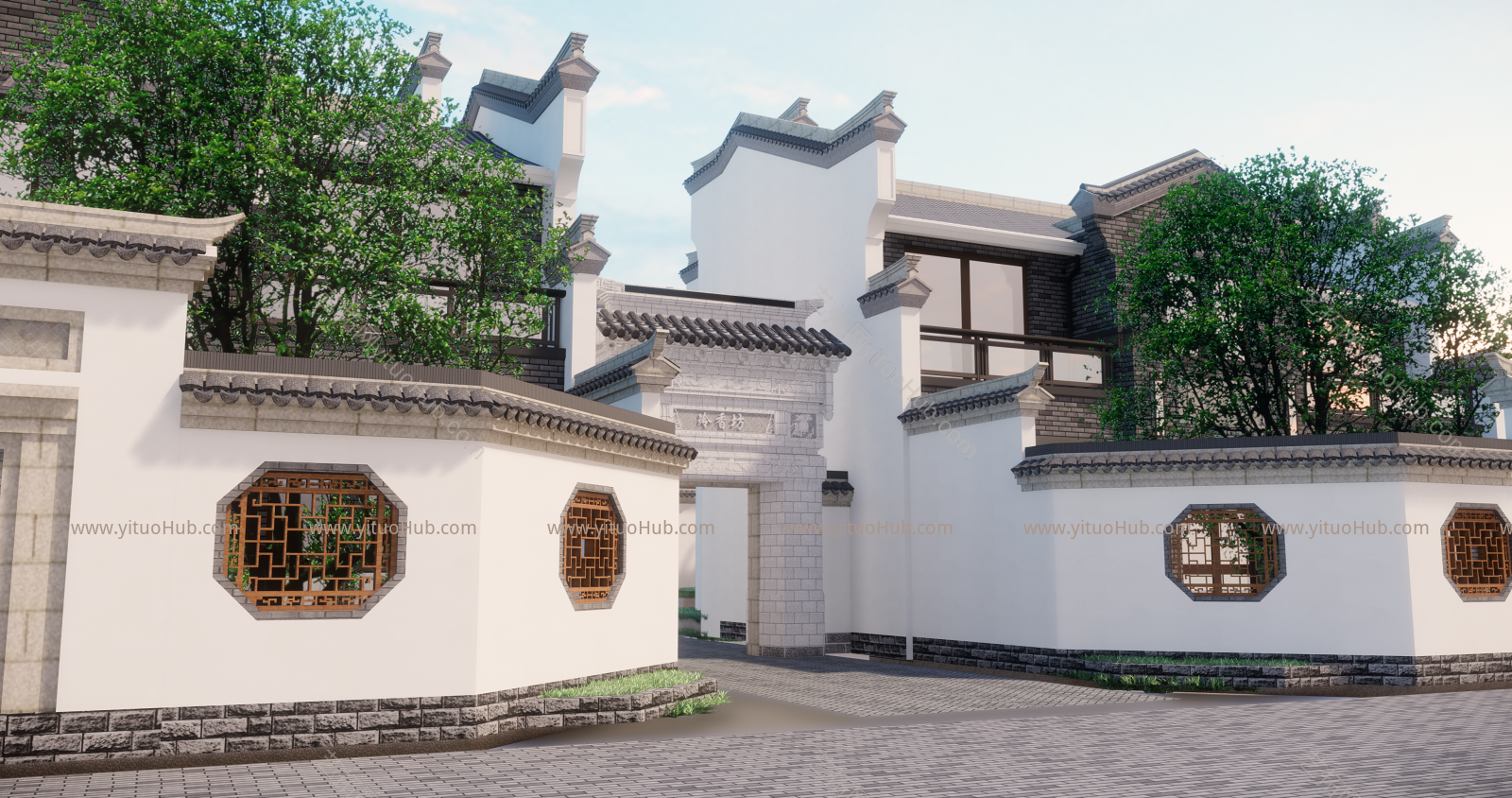 徽派合院建筑设计