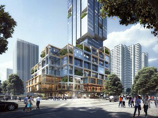 商业综合体建筑效果图