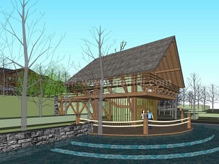 草原风格度假村