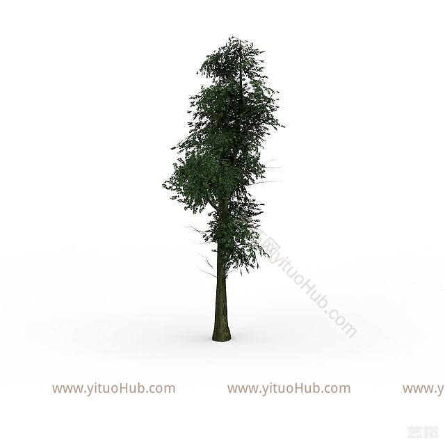 现代游戏树木模型