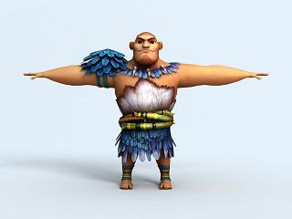 现代疯狂原始人模型
