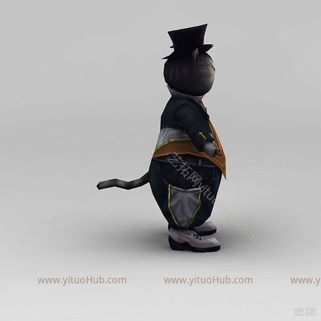 现代猫人模型