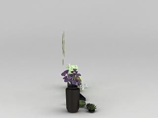 创意陶瓷花瓶模型