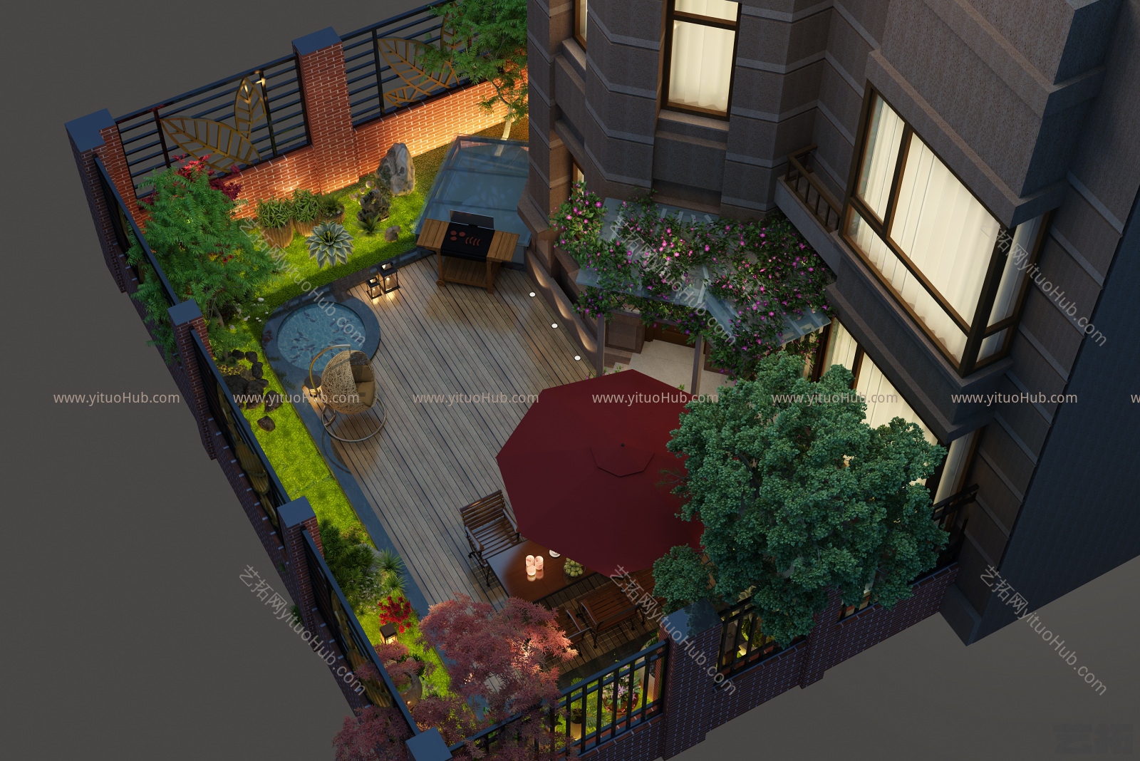 新中式居家庭院