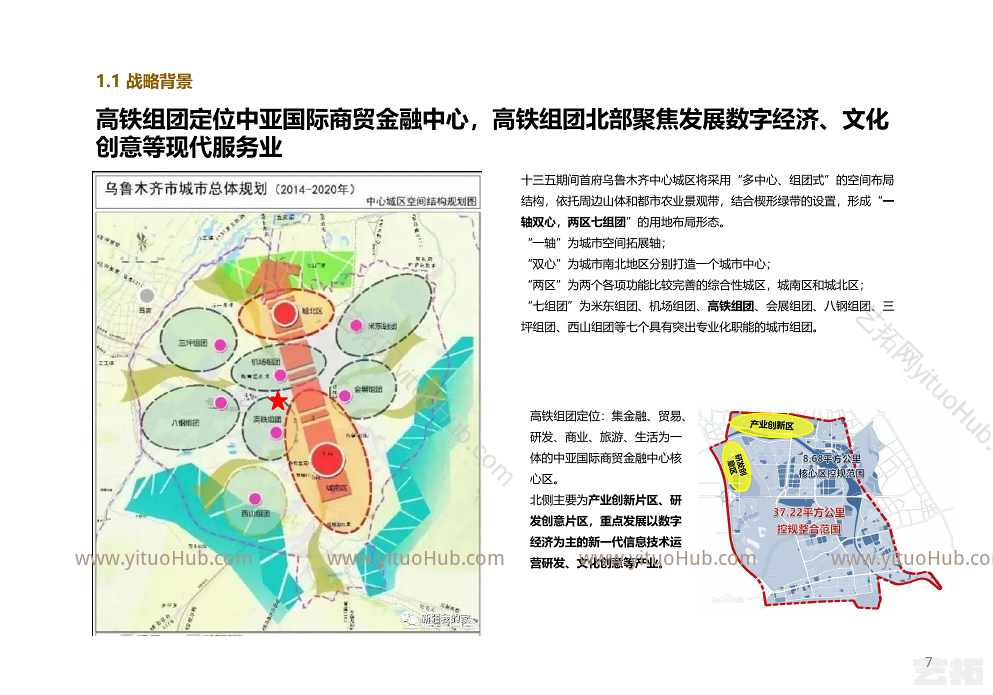 乌鲁木齐现代服务产业园产业研究和城市设计