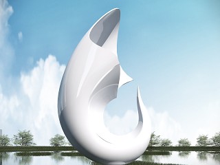 现代城市雕塑小品