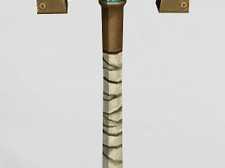 现代龙之谷武器斧头锤子模型