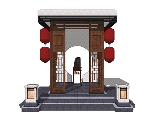 新中式凉亭