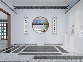 新中式徽派展厅