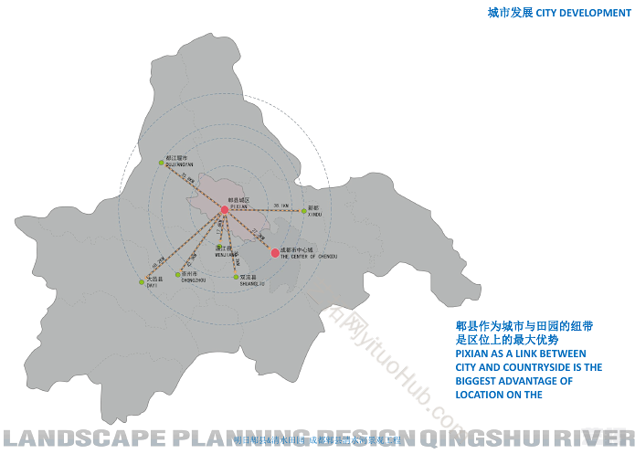 郫县清水河绿化景观工程