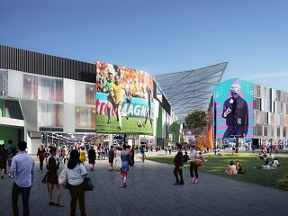 体育场外观建筑效果图