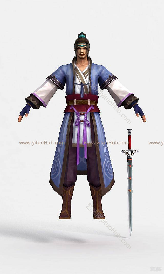 现代诛仙游戏青云山合集模型
