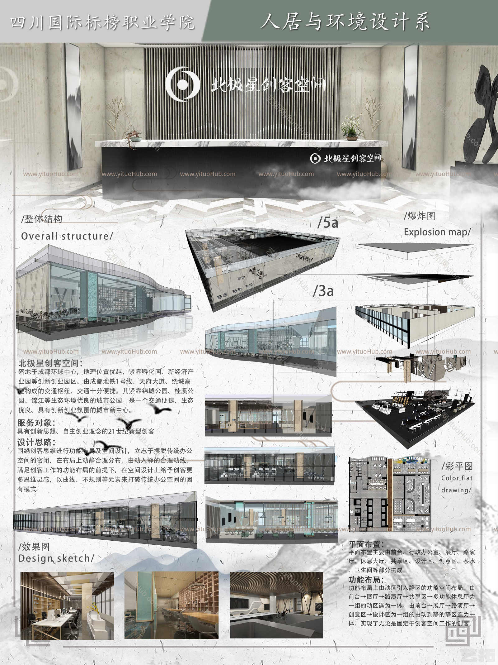 北极星创客空间设计展板