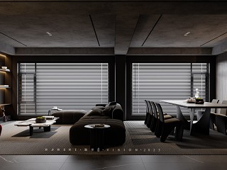 现代极简大平层 瀚世表现                     