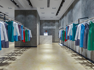 现代服装店