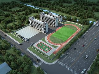 现代写字楼 办公楼 医院建筑外观