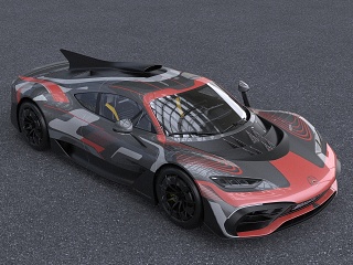 现代2021奔驰梅赛德斯汽车超跑模型