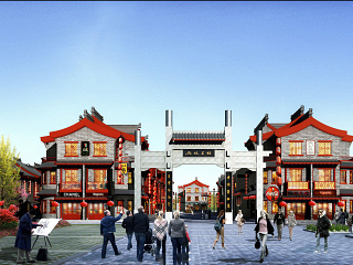 燕都古镇中式建筑