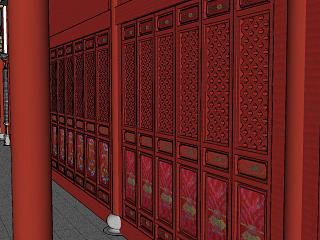 古建无极殿模型